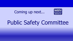 Thumbnail image for Public Safety Committee Meeting November 7 2022
