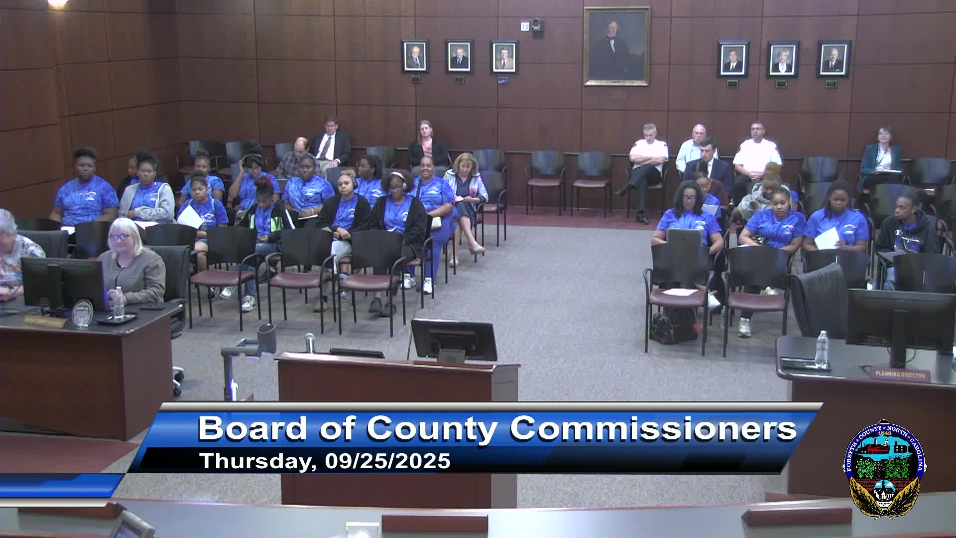 Thumbnail image for Forsyth County Board of Commissioners Meeting September 25 2025