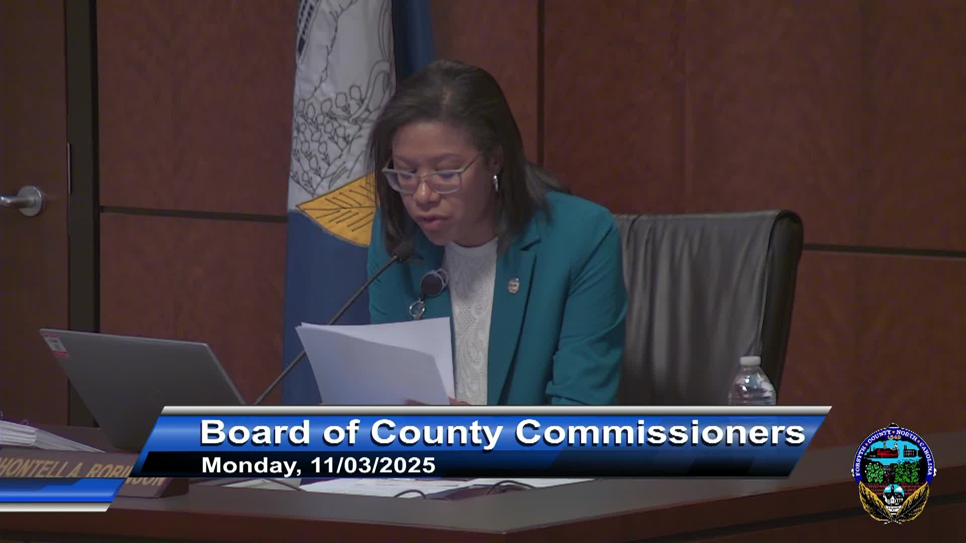Thumbnail image for Forsyth County Board of Commissioners Briefing November 3 2025