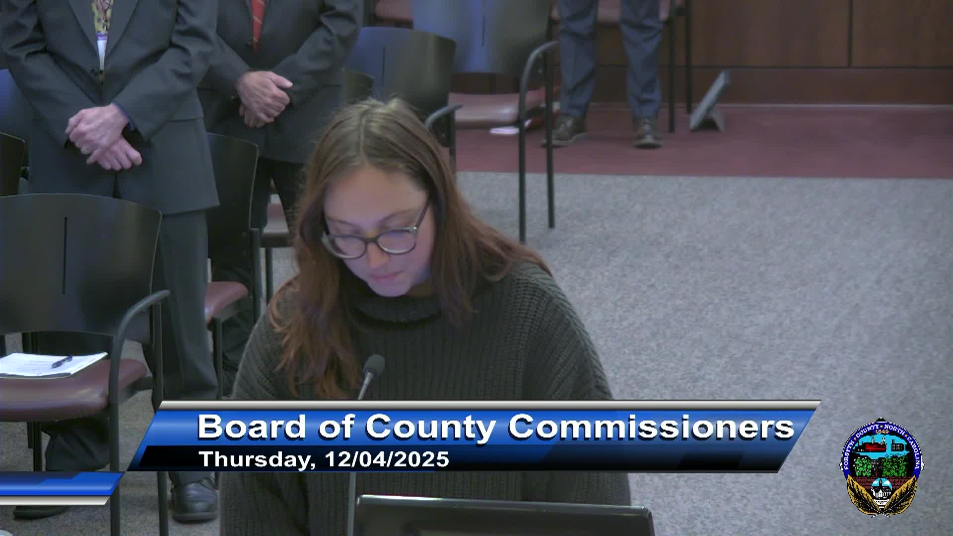 Thumbnail image for Forsyth County Board of Commissioners Meeting December 4 2025