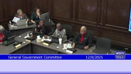 Thumbnail image for General Government Committee December 8 2025
