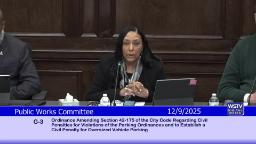 Thumbnail image for Public Works Committee Meeting December 9 2025