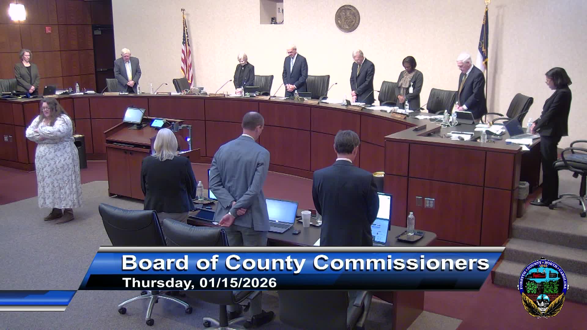 Thumbnail image for Forsyth County Board of Commissioners Meeting January 15 2026