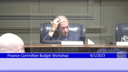 Thumbnail image for Finance Committee Budget Workshop Meeting June 1 2023