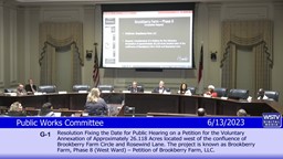 Thumbnail image for Public Works Committee Meeting June 13 2023