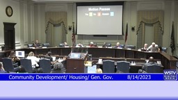 Thumbnail image for Community Development/Housing/General Government Committee Meeting August 14 2023